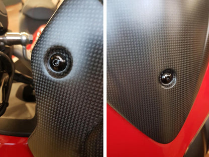 KV409 - CNC RACING Ducati Multistrada Carbon Windscreen Screws – Accessories in the Motoraider Motorcycle Aftermarket Accessories and Parts Online Shop
