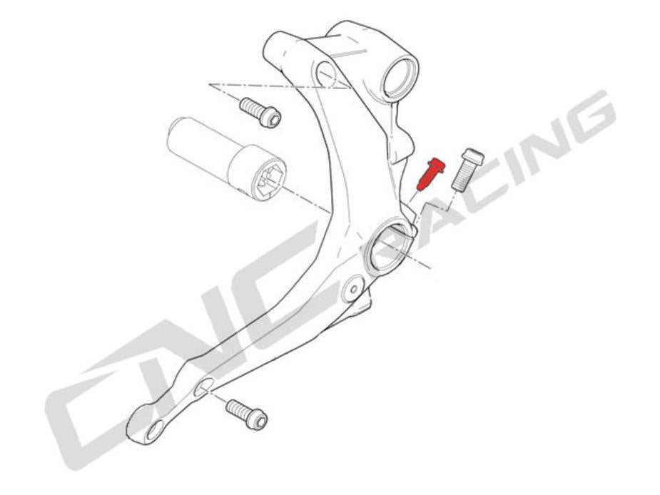 KV423 - CNC RACING Ducati 1199R Panigale (13/17) Swingarm Pivot Screws – Accessories in the Motoraider Motorcycle Aftermarket Accessories and Parts Online Shop