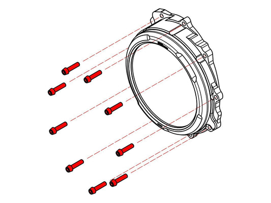 KV432X - CNC RACING MV Agusta Titanium Clutch Cover Bolts – Accessories in the Motoraider Motorcycle Aftermarket Accessories and Parts Online Shop