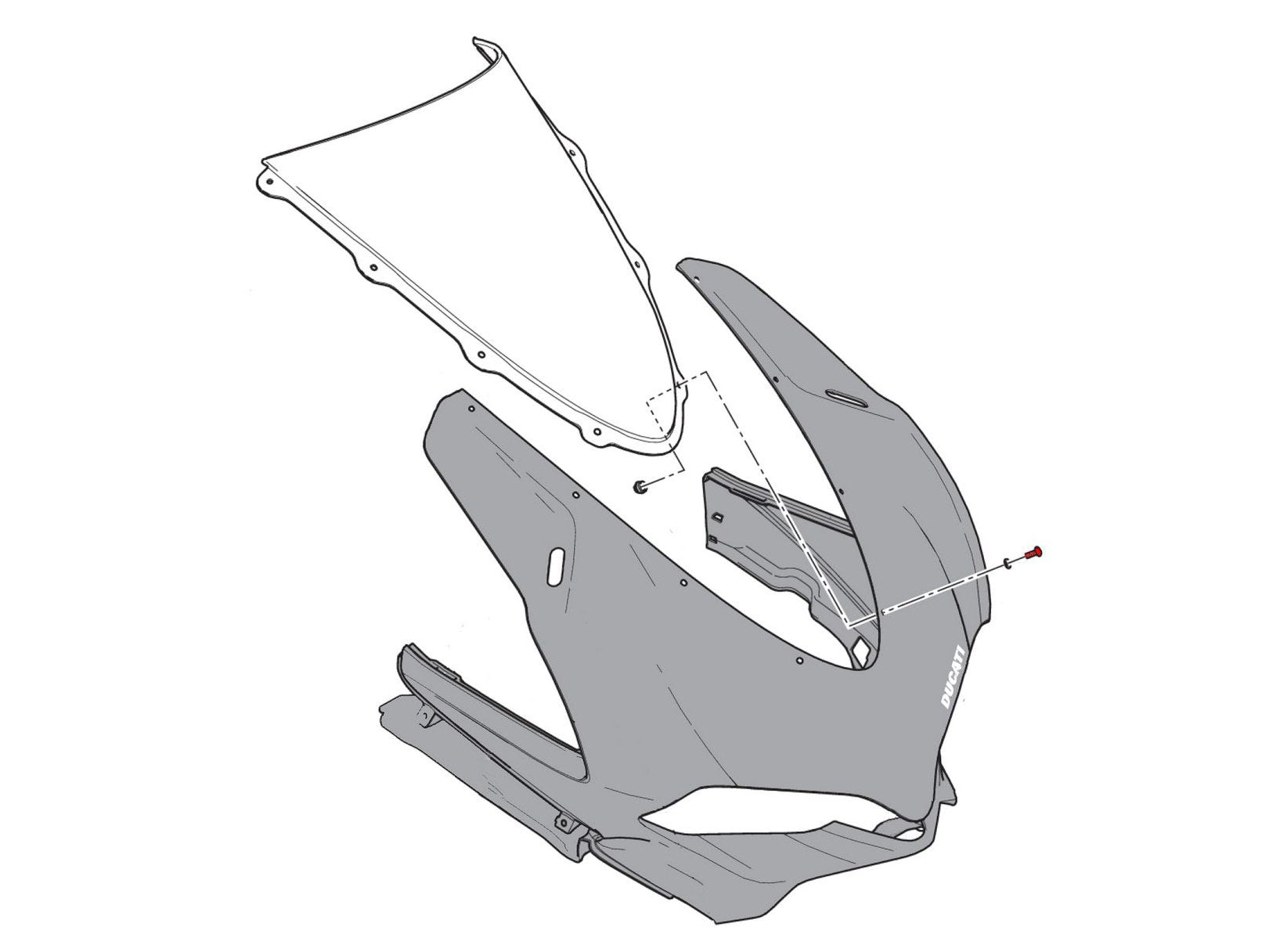 KV433 - CNC RACING Ducati / MV Agusta Wind Screen Bolts – Accessories in the Motoraider Motorcycle Aftermarket Accessories and Parts Online Shop