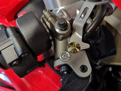KV443X - CNC RACING Ducati / Aprilia Titanium Front Brake/Clutch Fluid Tank Bracket Screw – Accessories in the Motoraider Motorcycle Aftermarket Accessories and Parts Online Shop