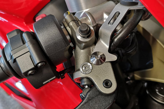 KV443X - CNC RACING Ducati / Aprilia Titanium Front Brake/Clutch Fluid Tank Bracket Screw – Accessories in the Motoraider Motorcycle Aftermarket Accessories and Parts Online Shop