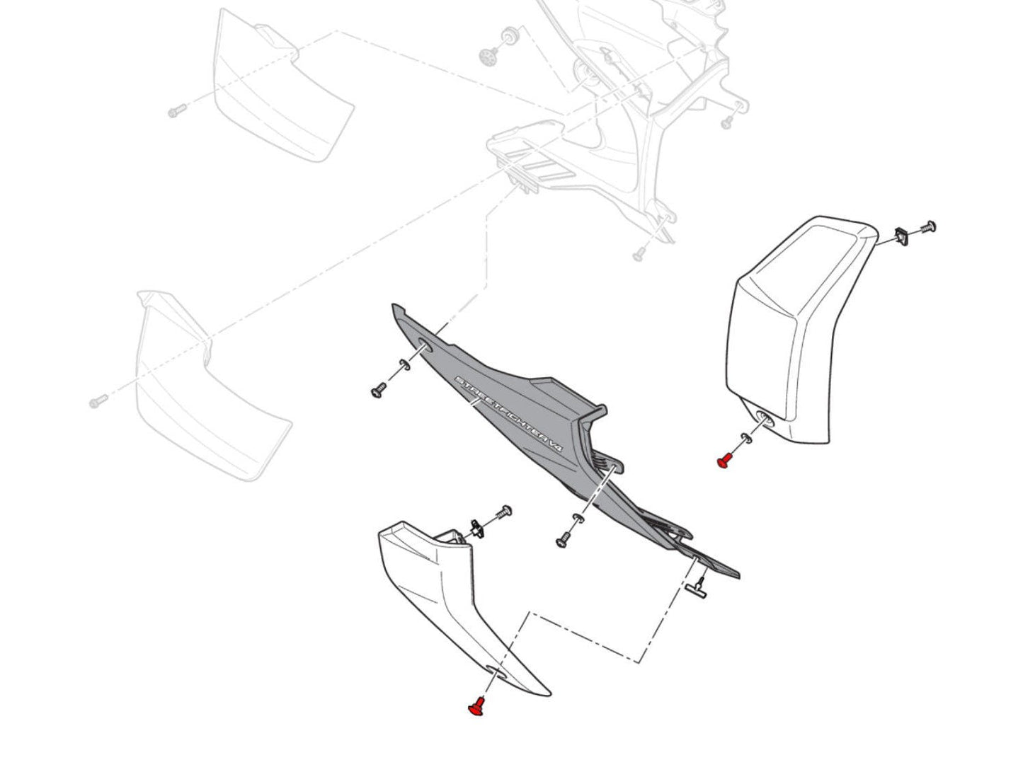 KV456 - CNC RACING Ducati Streetfighter V4 Radiator Side Panels Screws – Accessories in the Motoraider Motorcycle Aftermarket Accessories and Parts Online Shop