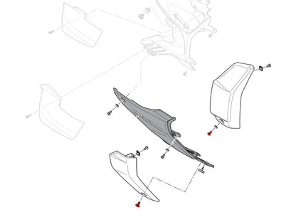 KV456 - CNC RACING Ducati Streetfighter V4 Radiator Side Panels Screws – Accessories in the Motoraider Motorcycle Aftermarket Accessories and Parts Online Shop