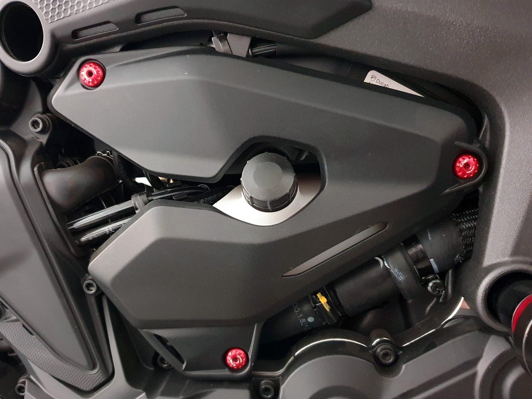 KV472 - CNC RACING Ducati Monster 950 (2021+) Engine Cover & Expansion Tank Screws – Accessories in the Motoraider Motorcycle Aftermarket Accessories and Parts Online Shop