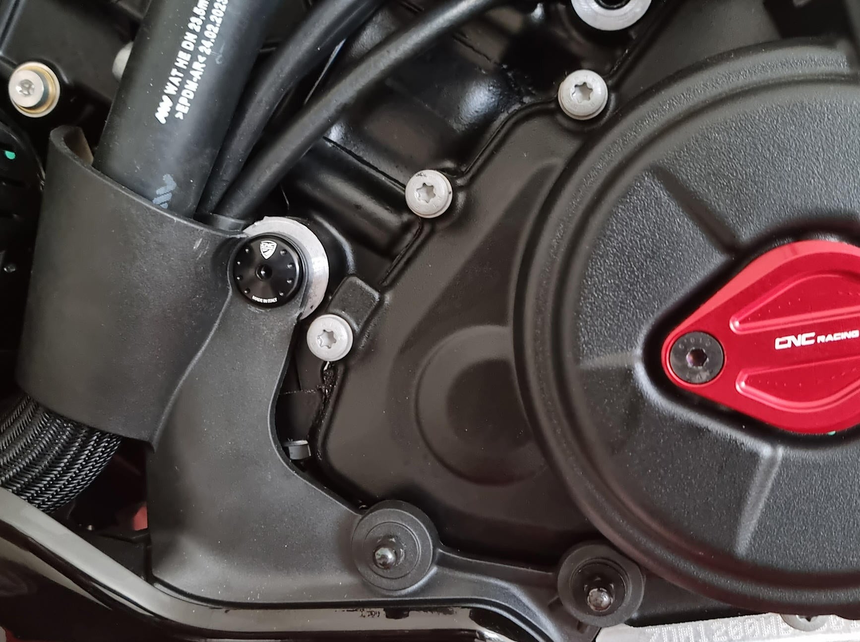 KV481 - CNC RACING Ducati Diavel V4 (2023+) Belly Pan Support Screw (left side) – Accessories in the Motoraider Motorcycle Aftermarket Accessories and Parts Online Shop