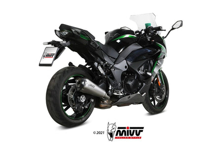 MIVV K.054 KAWASAKI NINJA 1000 SX / TOURER ( 2021+ ) Slip On Exhaust "Delta Race" (stainless steel; approved) – Accessories in the 2WheelsHero Motorcycle Aftermarket Accessories and Parts Online Shop