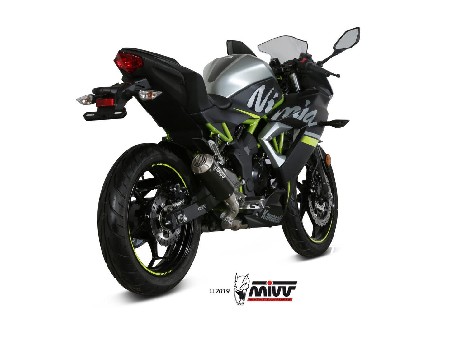 MIVV K.048 KAWASAKI NINJA 125 ( 2019+ ) Slip On Exhaust "MK3" (black; not approved) – Accessories in the 2WheelsHero Motorcycle Aftermarket Accessories and Parts Online Shop