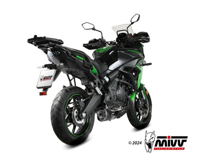 MIVV K.059 KAWASAKI VERSYS 650 ( 2024+ ) Full System Exhaust "Delta Race" (black; approved) – Accessories in the 2WheelsHero Motorcycle Aftermarket Accessories and Parts Online Shop