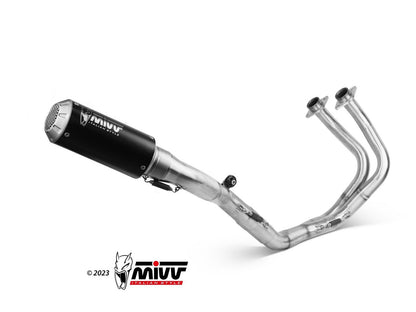 MIVV K.044 KAWASAKI NINJA 650 / Z 650 ( 2017 / 23 ) Full System High Exhaust "MK3" (black; not approved) – Accessories in the 2WheelsHero Motorcycle Aftermarket Accessories and Parts Online Shop