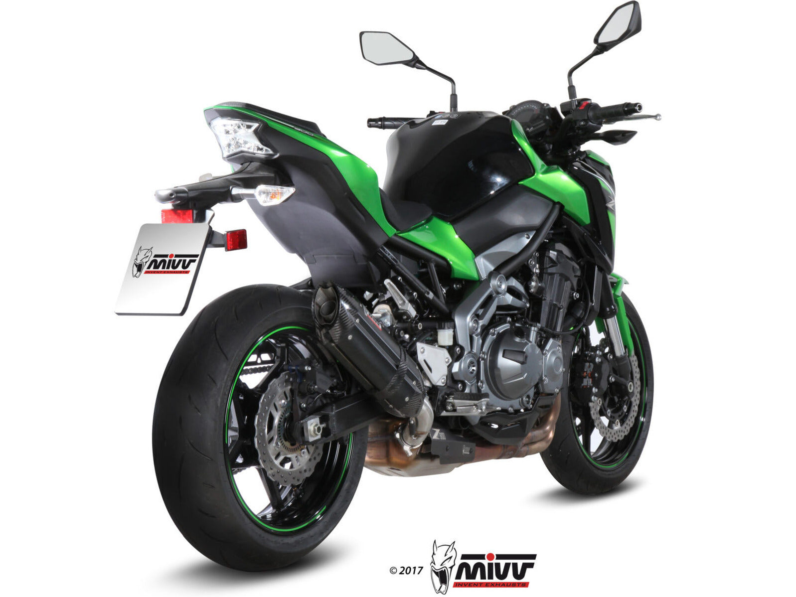 MIVV K.052 Kawasaki Z900 (20/24) Slip-on Exhaust "Suono" (black; approved) – Accessories in the 2WheelsHero Motorcycle Aftermarket Accessories and Parts Online Shop