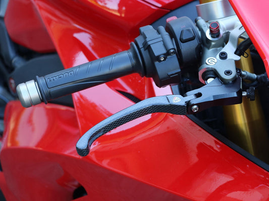 LBR04 - CNC RACING Ducati / MV Agusta Carbon Folding Brake Lever – Accessories in the Motoraider Motorcycle Aftermarket Accessories and Parts Online Shop