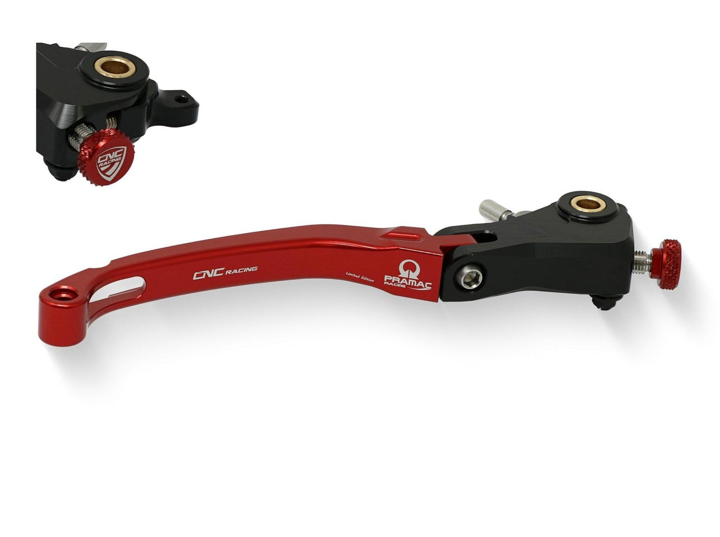 LBR04PR - CNC RACING Ducati / MV Agusta Folding Brake Lever (Pramac Racing Limited Edition) – Accessories in the Motoraider Motorcycle Aftermarket Accessories and Parts Online Shop