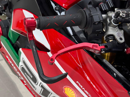 LBR04TB - CNC RACING Folding Brake Lever (Troy Bayliss limited edition) – Accessories in the Motoraider Motorcycle Aftermarket Accessories and Parts Online Shop