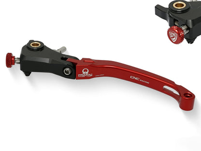 LCR12PR - CNC RACING Ducati / Aprilia / MV Agusta Folding Clutch Lever (Pramac edition) – Accessories in the Motoraider Motorcycle Aftermarket Accessories and Parts Online Shop