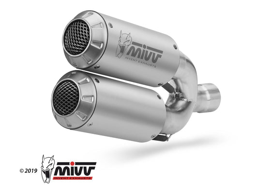MIVV D.042 Ducati Monster 1200 (17/21) Dual Slip-on Exhaust "MK3" (stainless steel; not approved) – Accessories in the 2WheelsHero Motorcycle Aftermarket Accessories and Parts Online Shop