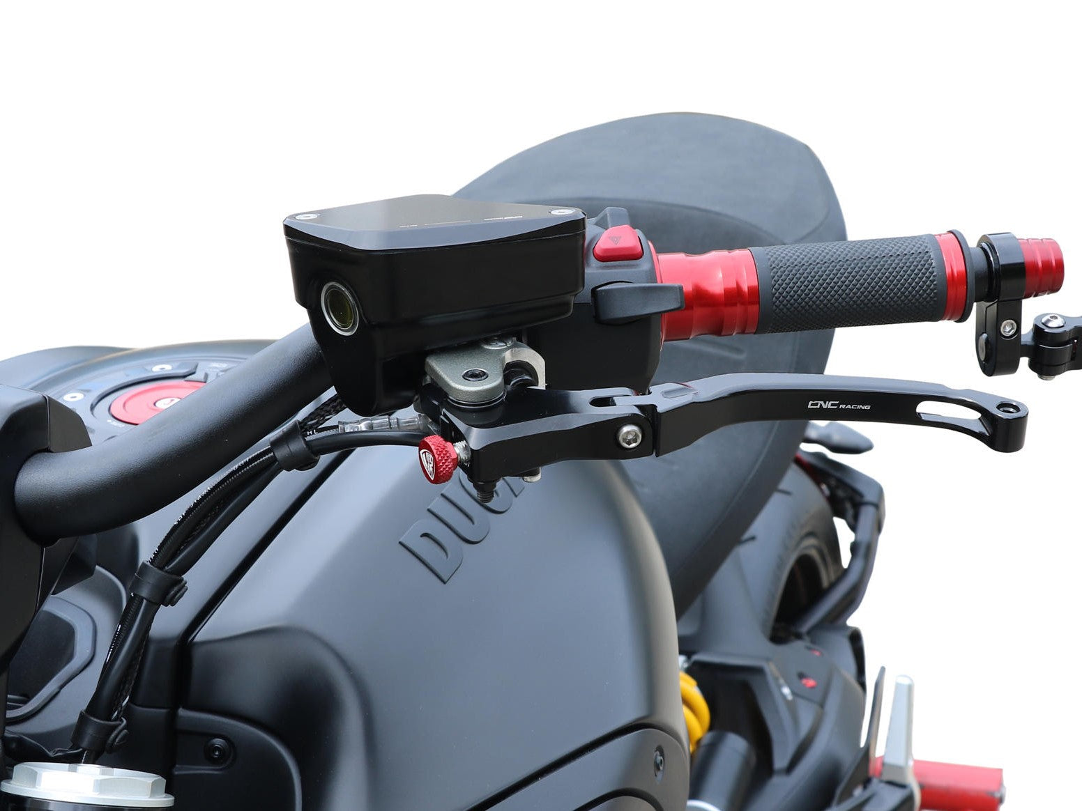 KT550 - CNC RACING Ducati Diavel / XDiavel Front Brake & Clutch Fluid Tank Caps "Touch" – Accessories in the Motoraider Motorcycle Aftermarket Accessories and Parts Online Shop