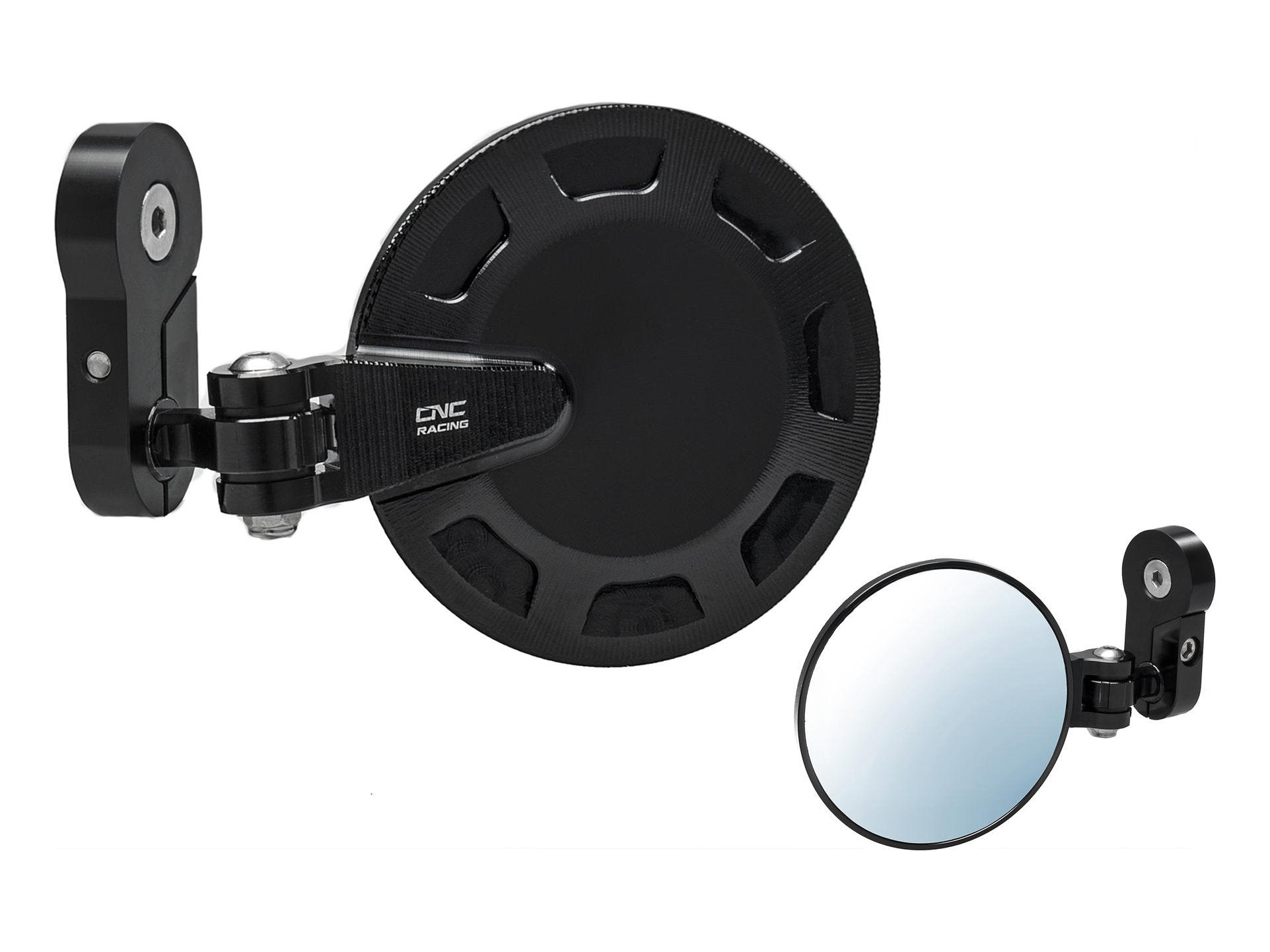 MR702 - CNC RACING Bar End Mirror "Rocket" (Ø 81 mm; left) – Accessories in the Motoraider Motorcycle Aftermarket Accessories and Parts Online Shop