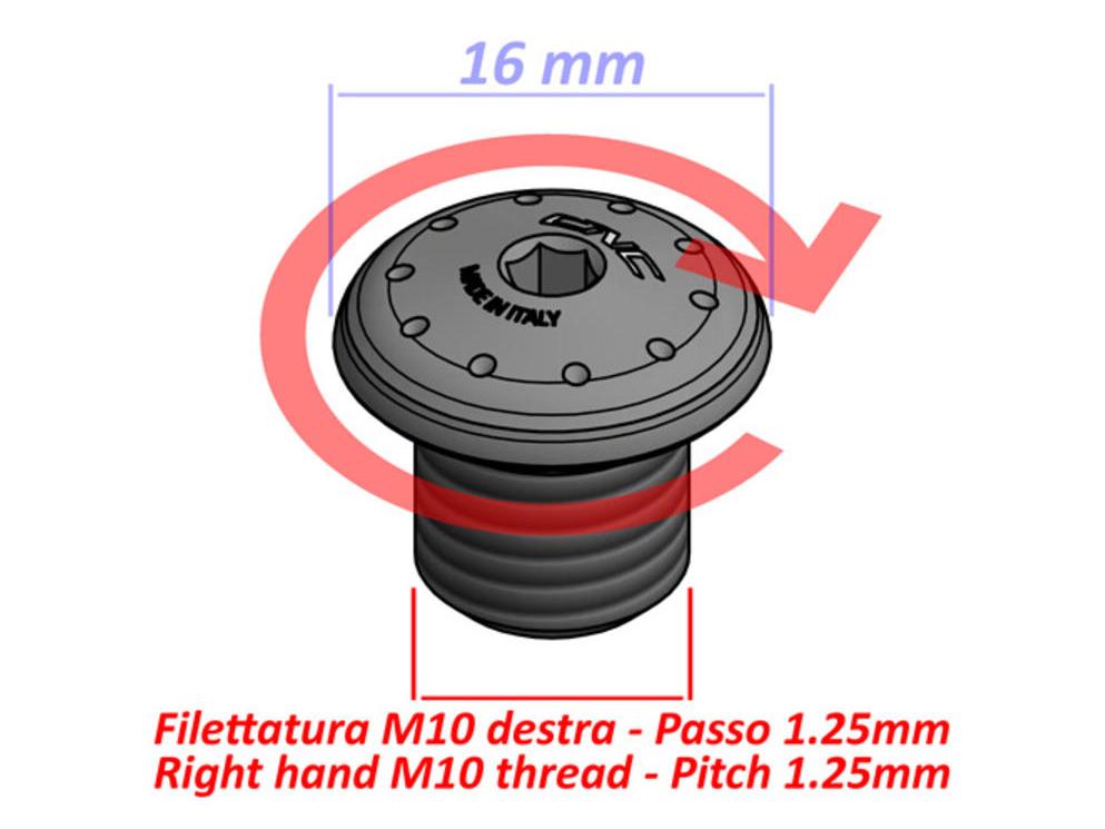 MRA11 - CNC RACING Universal Mirror Blanking Plug (M10; right) – Accessories in the Motoraider Motorcycle Aftermarket Accessories and Parts Online Shop