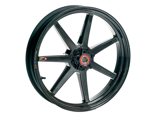 BST Aprilia RSV4 / Tuono V4 (2009+) Front Carbon Wheel "MAMBA 7 TEK" (3.5" x 17") – Accessories in the Motoraider Motorcycle Aftermarket Accessories and Parts Online Shop