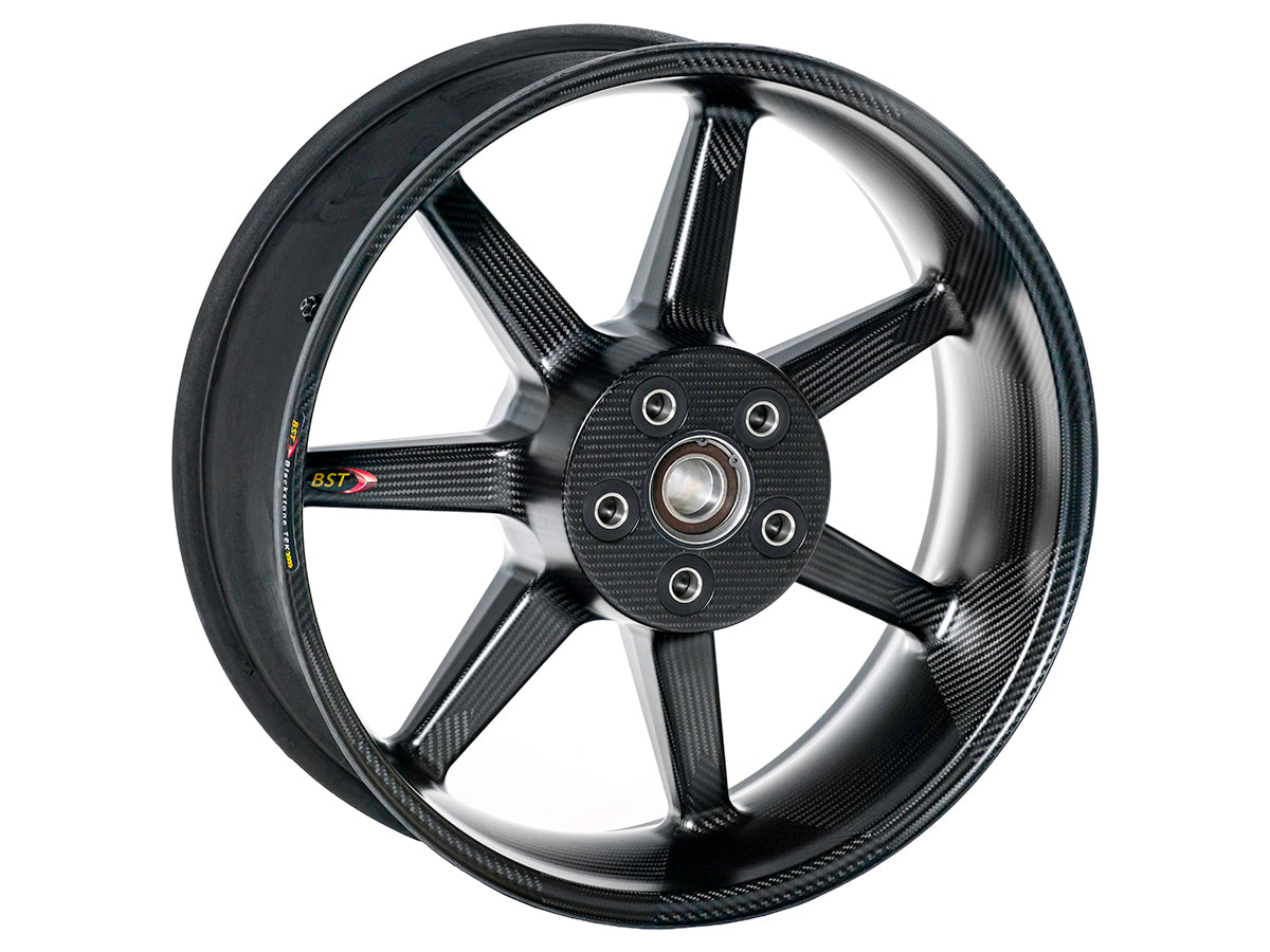 BST Aprilia RSV4 / Tuono V4 (2009+) Rear Carbon Wheel "MAMBA 7 TEK" (6" x 17") – Accessories in the Motoraider Motorcycle Aftermarket Accessories and Parts Online Shop