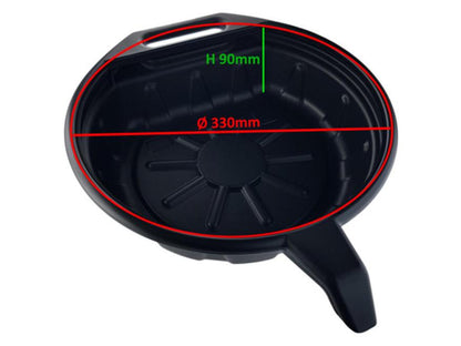 OP350 - CNC RACING Oil Drain Pan 3.5L – Accessories in the Motoraider Motorcycle Aftermarket Accessories and Parts Online Shop