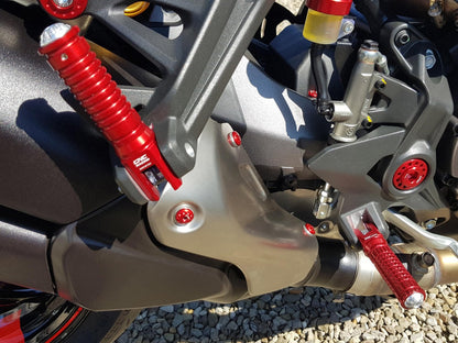 PC123 - CNC RACING Ducati Monster Passenger Footpegs – Accessories in the Motoraider Motorcycle Aftermarket Accessories and Parts Online Shop