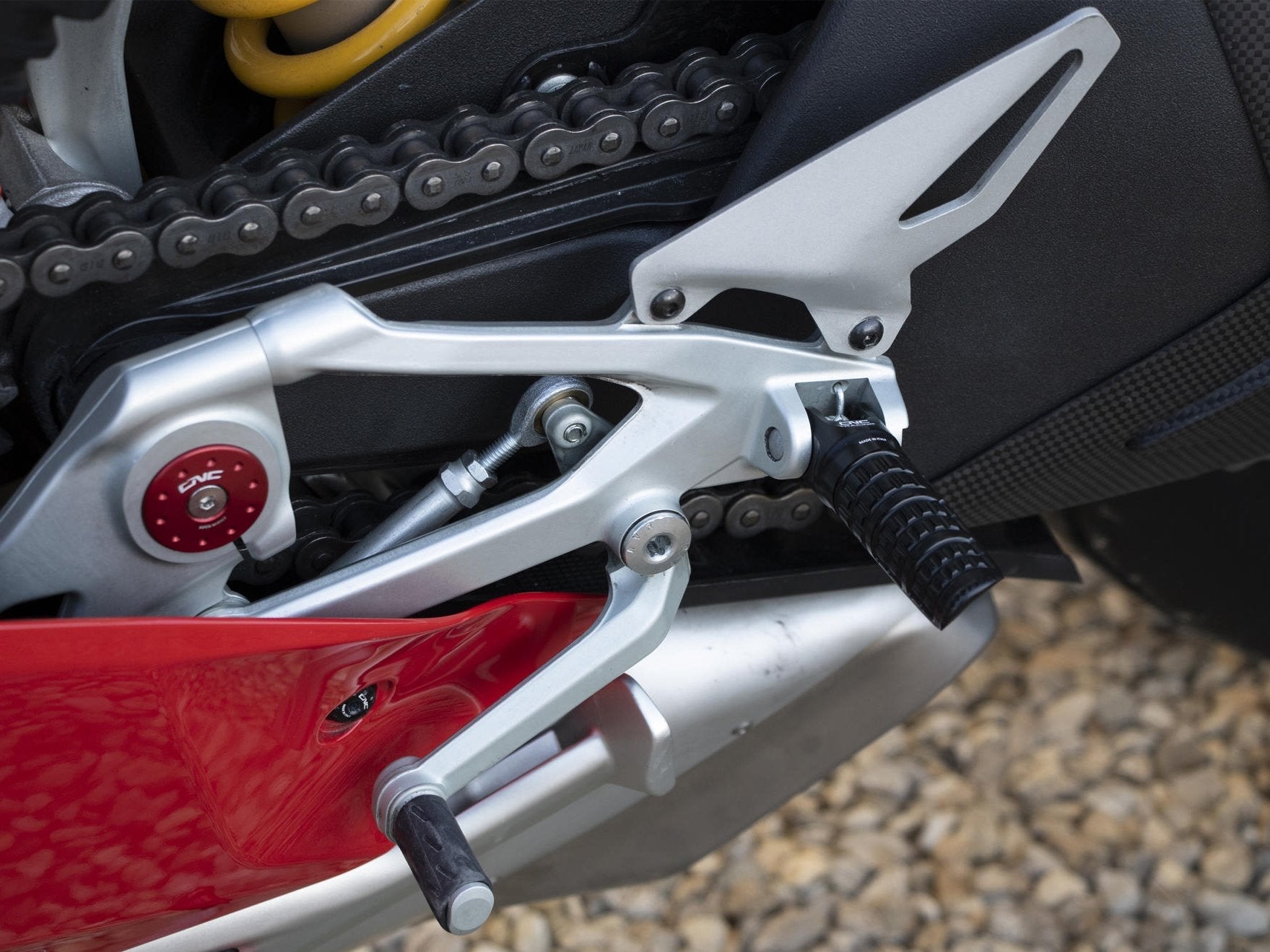PC124 - CNC RACING Ducati Panigale / Streetfighter Footpegs (passenger) – Accessories in the Motoraider Motorcycle Aftermarket Accessories and Parts Online Shop