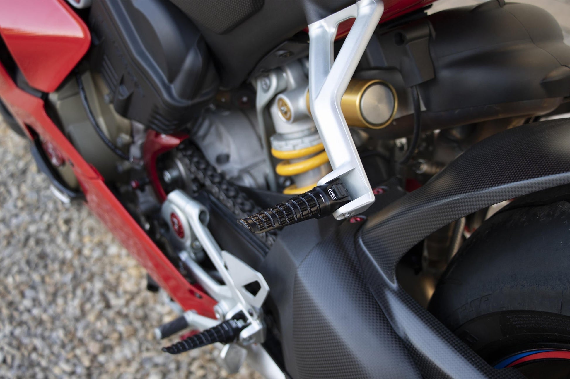PC124 - CNC RACING Ducati Panigale / Streetfighter Footpegs (passenger) – Accessories in the Motoraider Motorcycle Aftermarket Accessories and Parts Online Shop