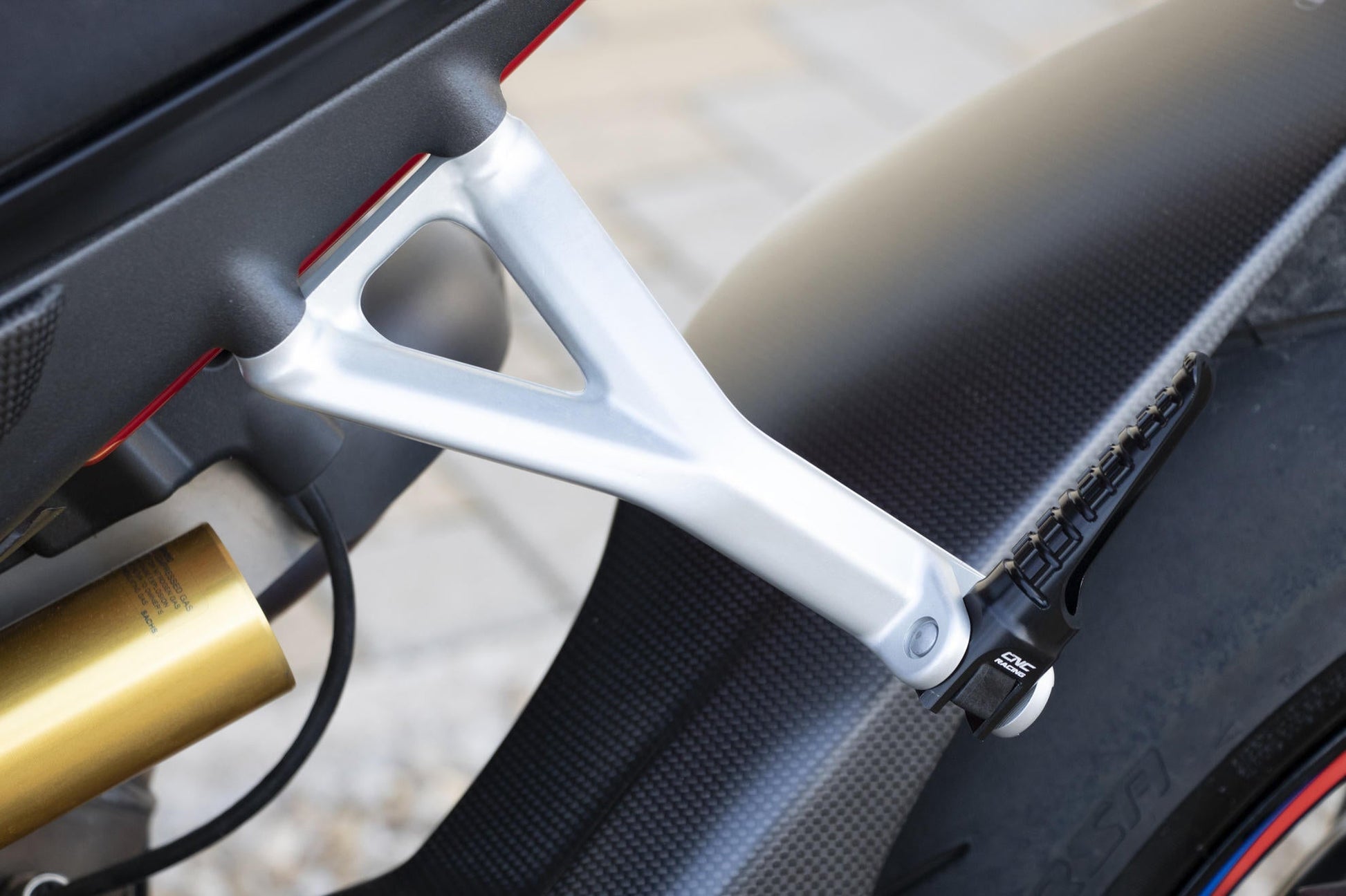 PC124 - CNC RACING Ducati Panigale / Streetfighter Footpegs (passenger) – Accessories in the Motoraider Motorcycle Aftermarket Accessories and Parts Online Shop