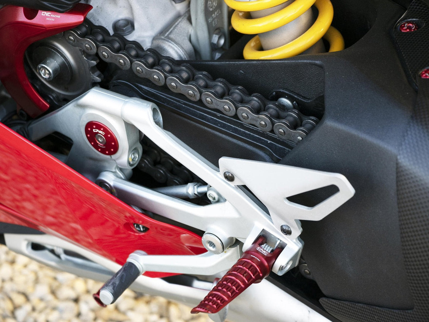 PC124 - CNC RACING Ducati Footpegs (pilot) – Accessories in the Motoraider Motorcycle Aftermarket Accessories and Parts Online Shop