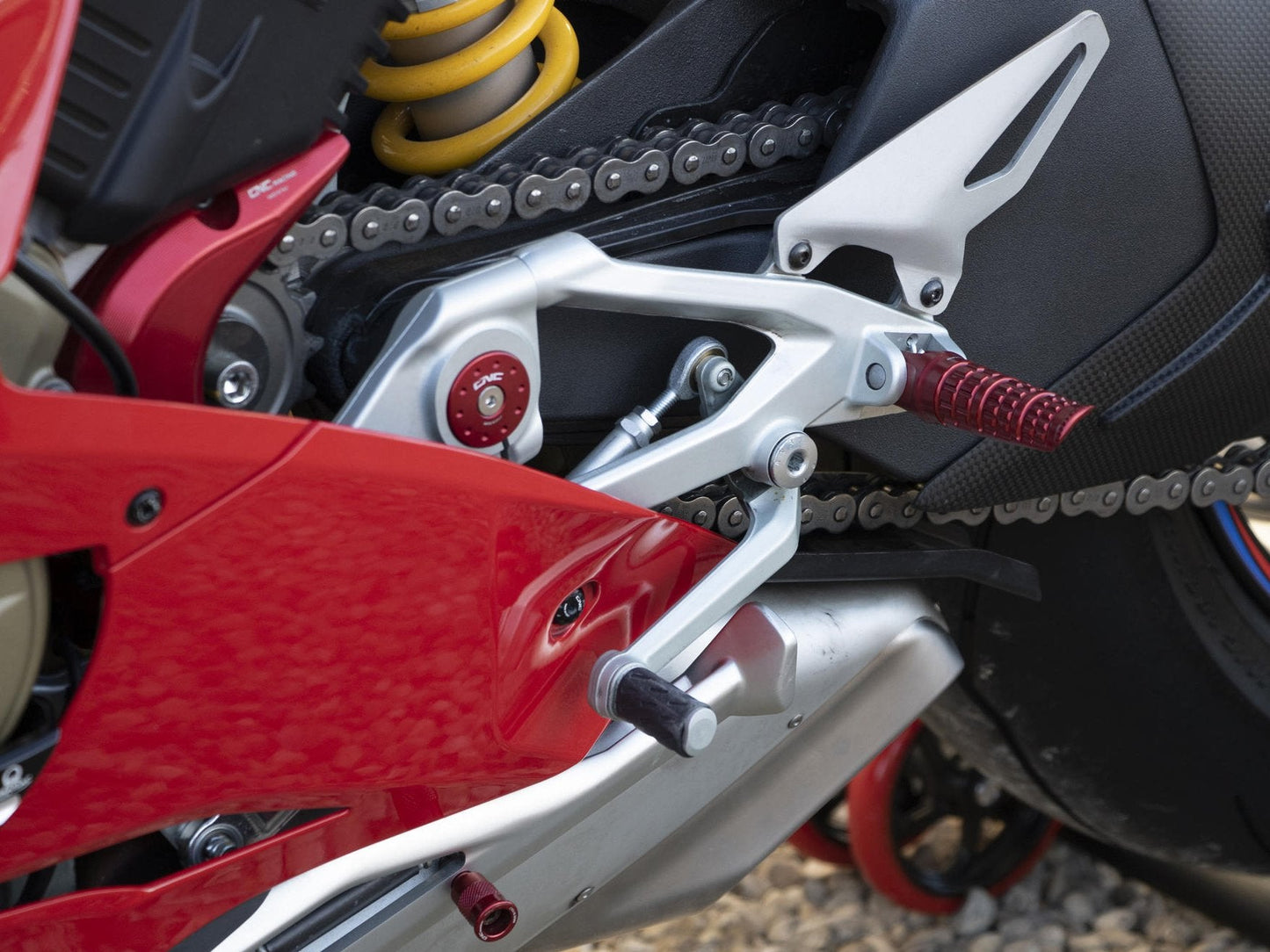 PC124 - CNC RACING Ducati Footpegs (pilot) – Accessories in the Motoraider Motorcycle Aftermarket Accessories and Parts Online Shop