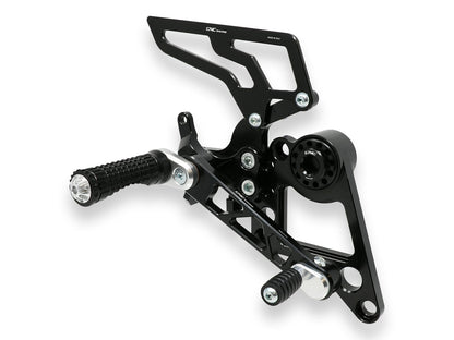 PE160 - CNC RACING Ducati Hypermotard 796/1100/1100 Evo Adjustable Rearset – Accessories in the Motoraider Motorcycle Aftermarket Accessories and Parts Online Shop