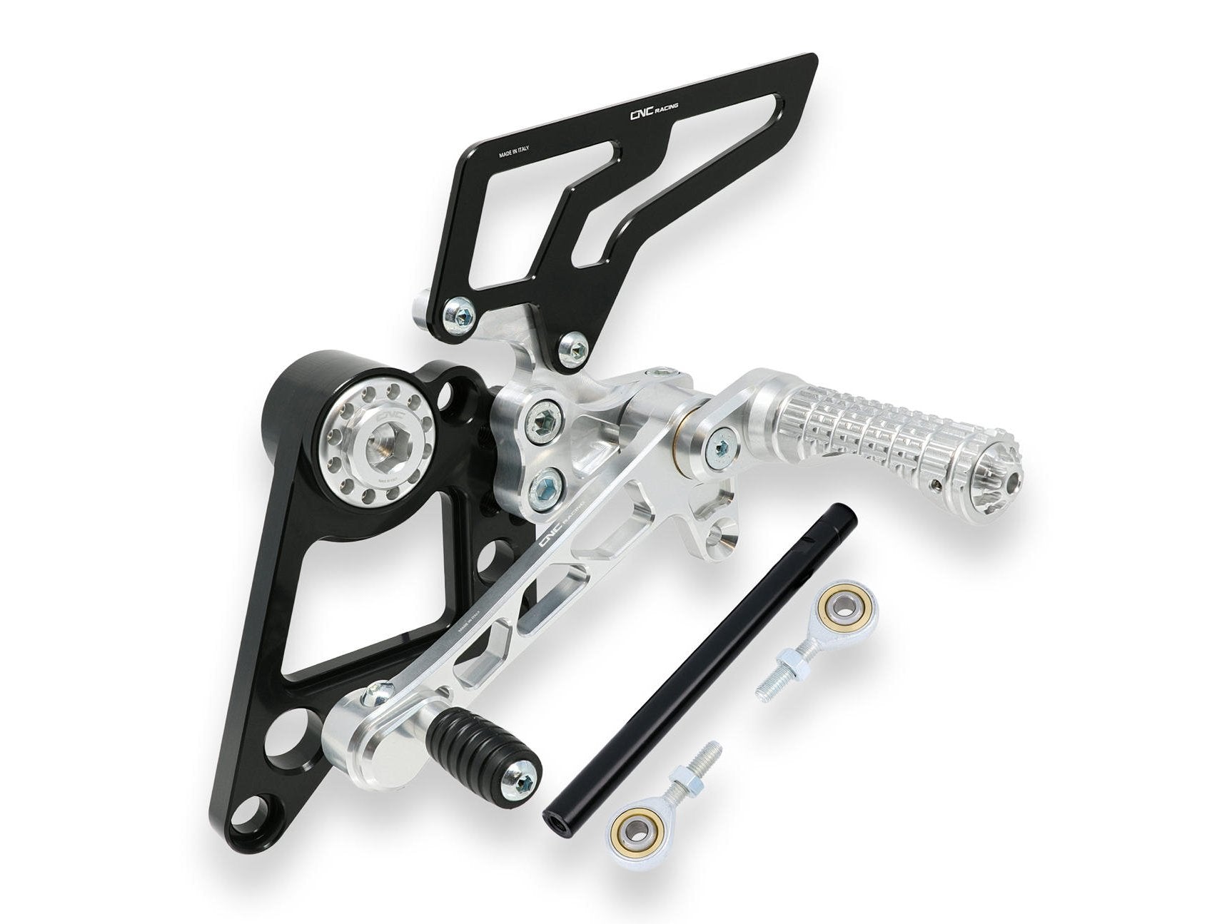 PE160 - CNC RACING Ducati Hypermotard 796/1100/1100 Evo Adjustable Rearset – Accessories in the Motoraider Motorcycle Aftermarket Accessories and Parts Online Shop