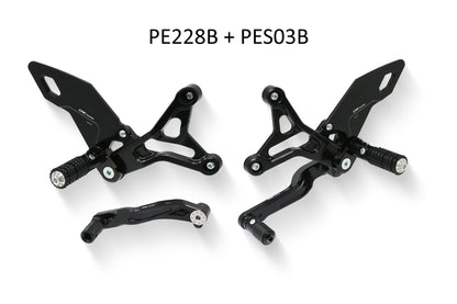 PE229 - CNC RACING MV Agusta Brutale 800 / RR (2016+) Adjustable Rearset – Accessories in the Motoraider Motorcycle Aftermarket Accessories and Parts Online Shop