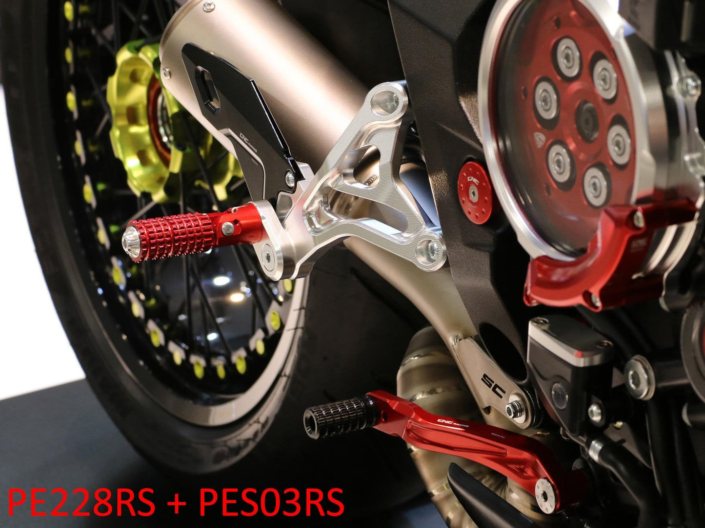 PE228 - CNC RACING MV Agusta Dragster 800 (2017+) Adjustable Rearset – Accessories in the Motoraider Motorcycle Aftermarket Accessories and Parts Online Shop