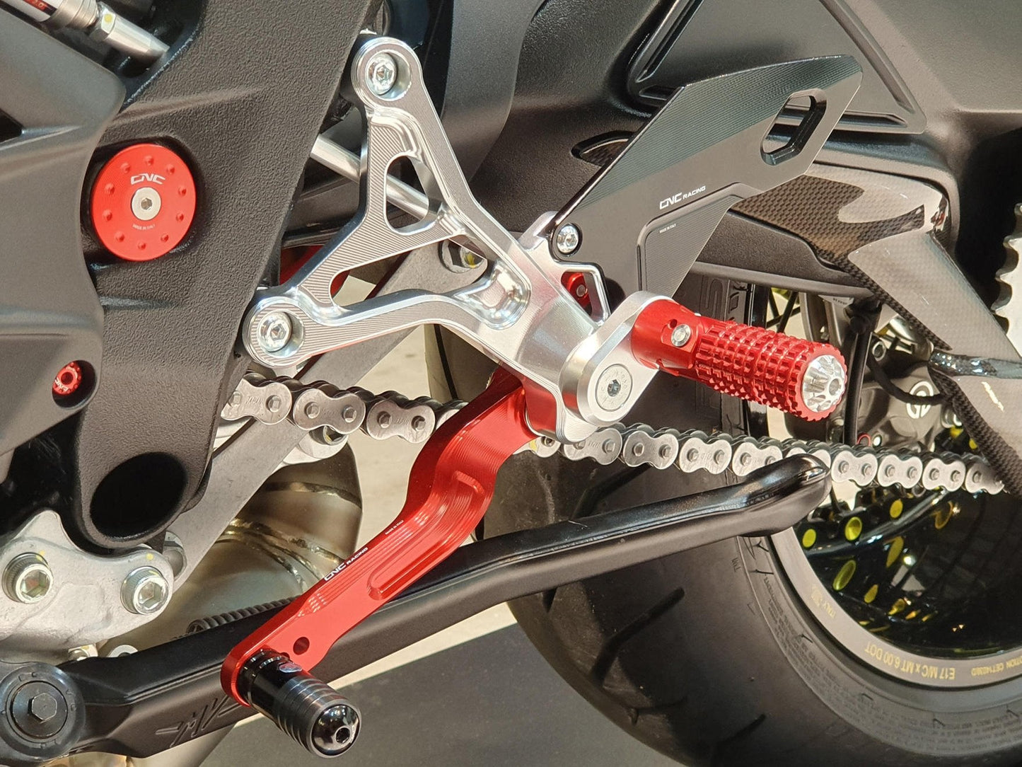 PE228 - CNC RACING MV Agusta Dragster 800 (2017+) Adjustable Rearset – Accessories in the Motoraider Motorcycle Aftermarket Accessories and Parts Online Shop