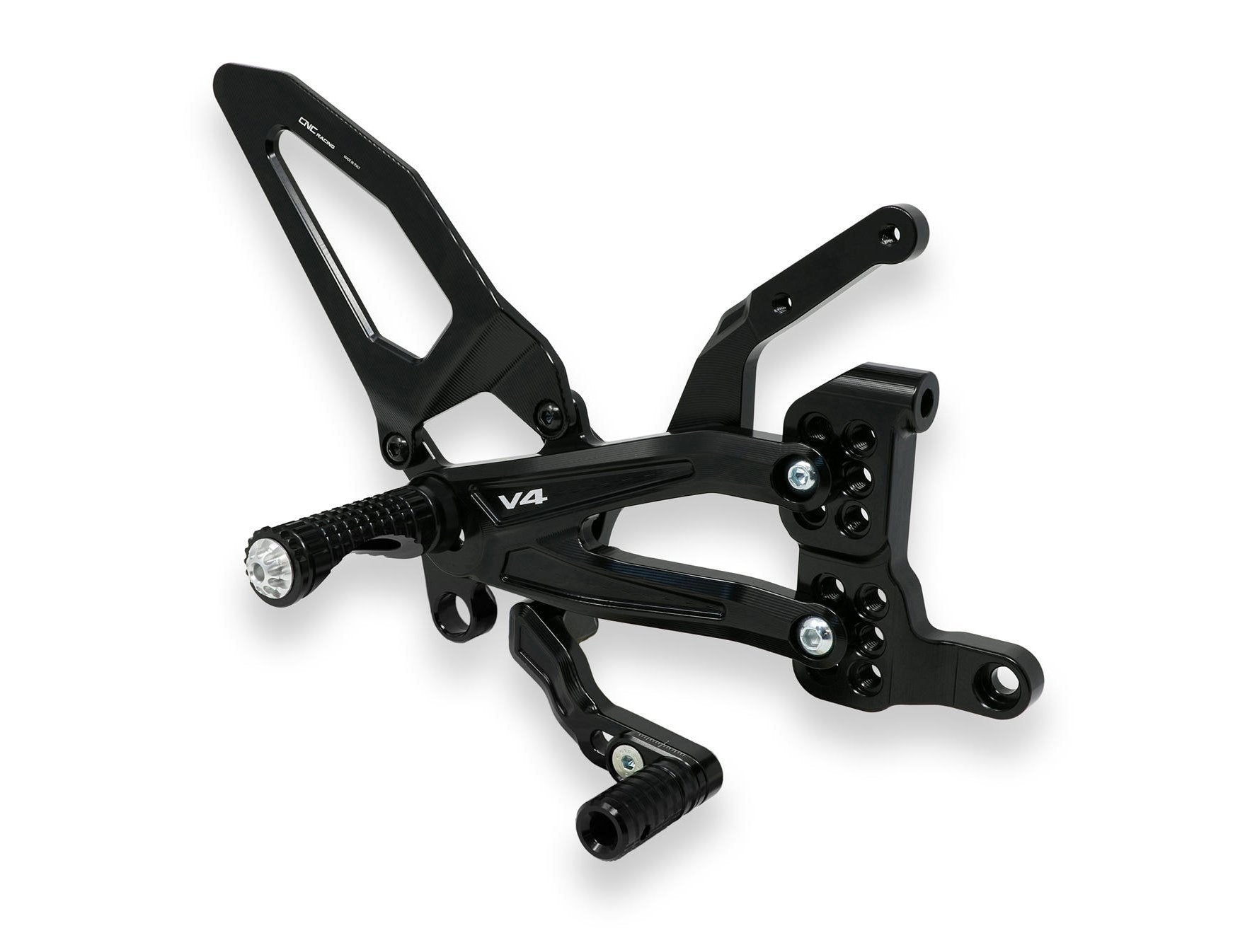 PE406 - CNC RACING Ducati Panigale V4 (2018+) Adjustable Rearset "RPS" – Accessories in the Motoraider Motorcycle Aftermarket Accessories and Parts Online Shop
