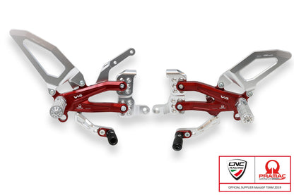 PE408PR - CNC RACING Ducati Panigale V4 (18/24) Adjustable Rearset "RPS Carbon" (Pramac Racing edition) – Accessories in the Motoraider Motorcycle Aftermarket Accessories and Parts Online Shop