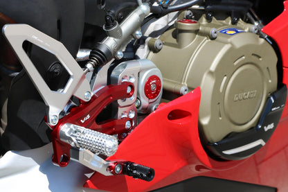 PE408PR - CNC RACING Ducati Panigale V4 (18/24) Adjustable Rearset "RPS Carbon" (Pramac Racing edition) – Accessories in the Motoraider Motorcycle Aftermarket Accessories and Parts Online Shop