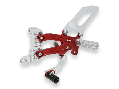 PE408PR - CNC RACING Ducati Panigale V4 (18/24) Adjustable Rearset "RPS Carbon" (Pramac Racing edition) – Accessories in the Motoraider Motorcycle Aftermarket Accessories and Parts Online Shop