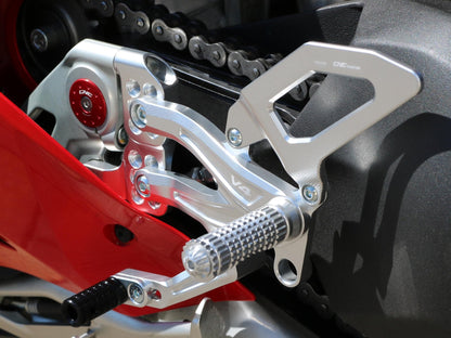 PE406 - CNC RACING Ducati Panigale V4 (2018+) Adjustable Rearset "RPS" – Accessories in the Motoraider Motorcycle Aftermarket Accessories and Parts Online Shop