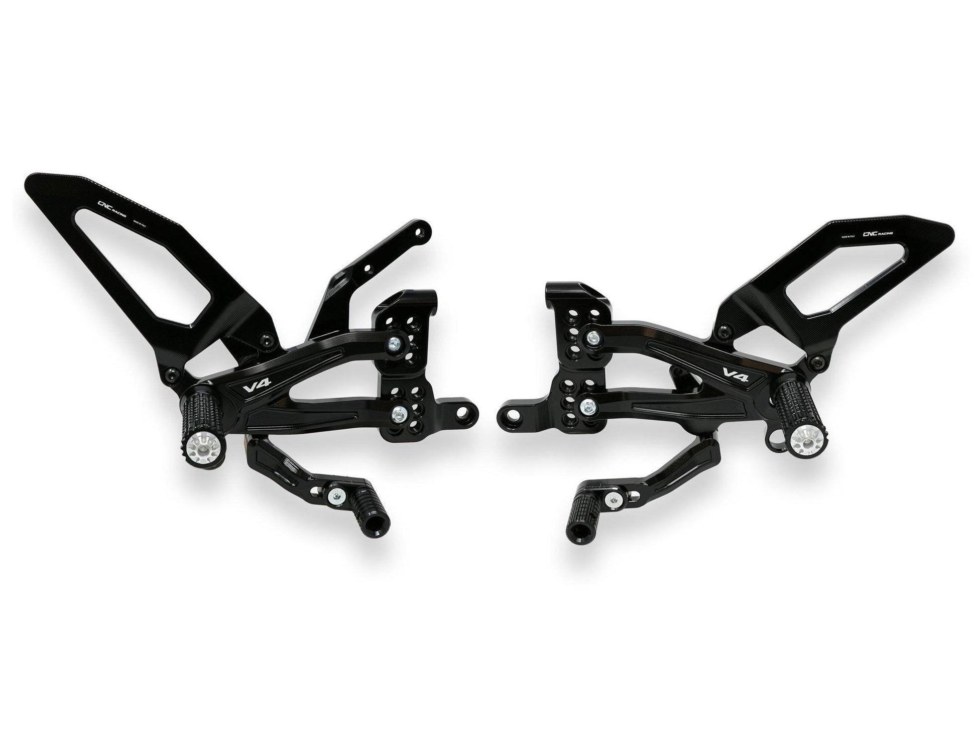 PE407 - CNC RACING Ducati Panigale V4 (18/24) Adjustable Rearset "Easy" – Accessories in the Motoraider Motorcycle Aftermarket Accessories and Parts Online Shop