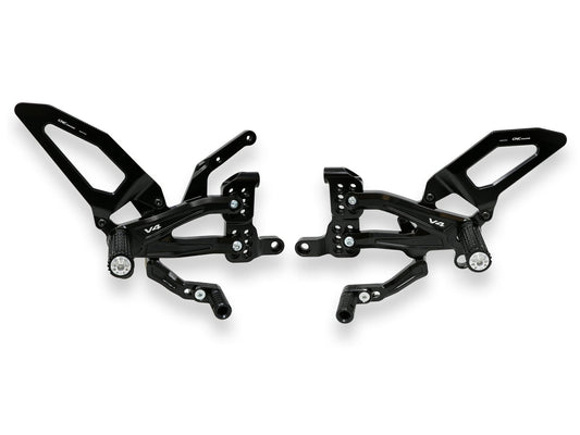 PE407 - CNC RACING Ducati Panigale V4 (18/24) Adjustable Rearset "Easy" – Accessories in the Motoraider Motorcycle Aftermarket Accessories and Parts Online Shop