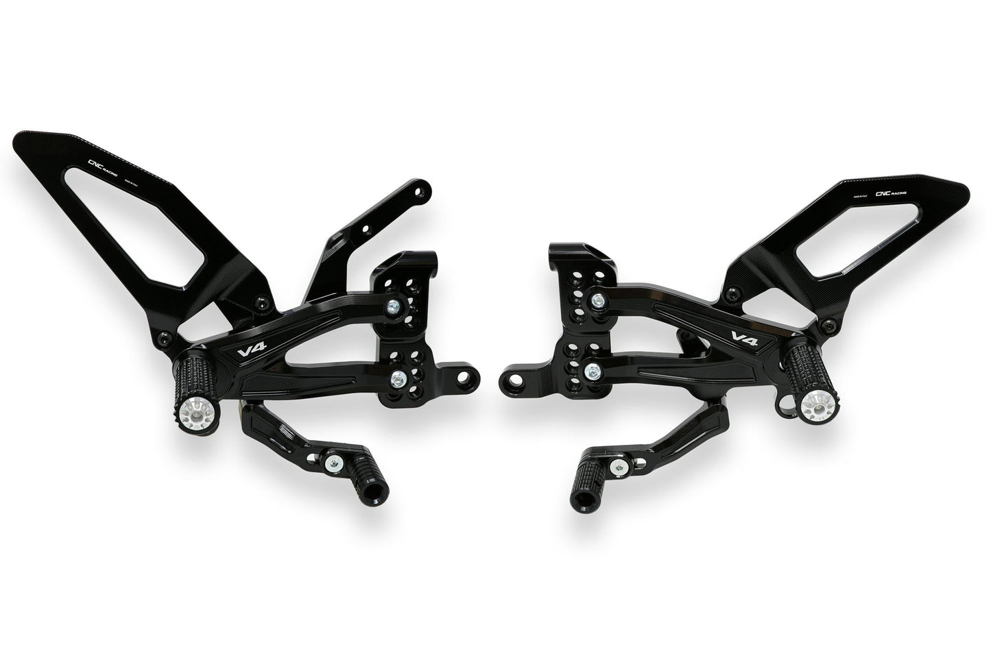 PE406 - CNC RACING Ducati Panigale V4 (2018+) Adjustable Rearset "RPS" – Accessories in the Motoraider Motorcycle Aftermarket Accessories and Parts Online Shop