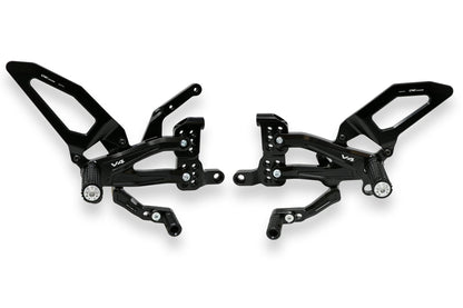 PE406 - CNC RACING Ducati Panigale V4 (2018+) Adjustable Rearset "RPS" – Accessories in the Motoraider Motorcycle Aftermarket Accessories and Parts Online Shop
