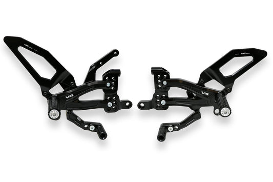 PE406 - CNC RACING Ducati Panigale V4 (2018+) Adjustable Rearset "RPS" – Accessories in the Motoraider Motorcycle Aftermarket Accessories and Parts Online Shop