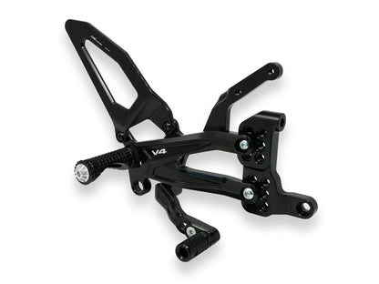 PE407 - CNC RACING Ducati Panigale V4 (18/24) Adjustable Rearset "Easy" – Accessories in the Motoraider Motorcycle Aftermarket Accessories and Parts Online Shop