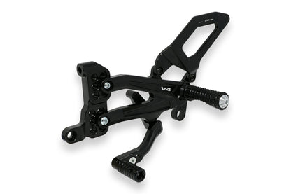 PE406 - CNC RACING Ducati Panigale V4 (2018+) Adjustable Rearset "RPS" – Accessories in the Motoraider Motorcycle Aftermarket Accessories and Parts Online Shop