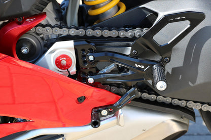 PE406 - CNC RACING Ducati Panigale V4 (2018+) Adjustable Rearset "RPS" – Accessories in the Motoraider Motorcycle Aftermarket Accessories and Parts Online Shop